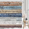 Yookeb Bible Verse Christian Bathroom Shower Curtain 71W by 71H