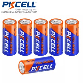 PKCELL Size N Batteries LR1 E90 MN9100 910A 1.5V Alkaline for Key Fobs Count 6Pcs