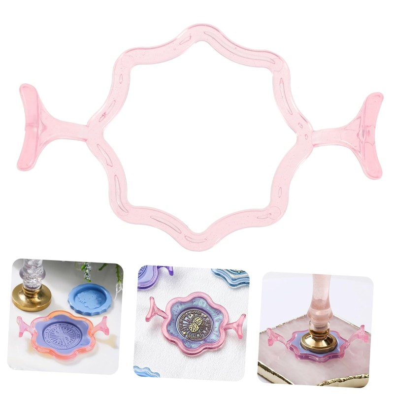 TEHAUX Elegant Wax Seal Stamps Molds Plastic DIY Molds for