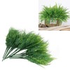 12pcs Artificial Plants Greenery Simulation Plants Fern Wort Fake Grass