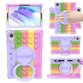 EspZanthic Universal Case for 10 Inch Tablet, Case for DOOGE E U9 /U10 /U10 Pro/ T10 Plus/Blackview Tab 7 WiFi/SGIN 10.1"/jumper 10.1"/feyze Tablet/OUKITEL OT6 /Teclast M50/M50HD Stand Case