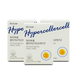 Dr.Lin Hypercell RTG (rTG) Omega 3 1202mg x 30 capsules x 3 boxes / 닥터린 하이퍼셀 알티지(rTG) 오메가3 1202mg x 30캡슐 X 3박스