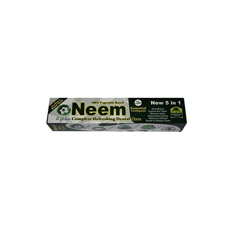 Neem 5 in 1 Active Formula Toothpaste 6.5 oz with