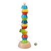 Goki 56752 Tugie Balance Tower Shapes and Colors, Multicoloured