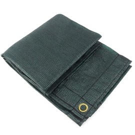 Vocray 0.9X5M Privacy Screen for Balcony Apartment Railing, Sun Protection Balcony Netting, Wind and Dust Barrier, Mesh Fabric for Outdoor Privacy Shield, Pool, Terrace, Patio, Fence Cover(Green)