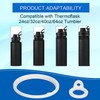 PEUTIER 17pcs Water Bottle Lid Replacement for Thermoflask 24/32/40/64oz, Water