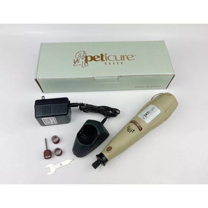 PETICURE 9.6V CORDLESS RECHARGEABLE PET NAIL TRIMMER FOR DOG AND