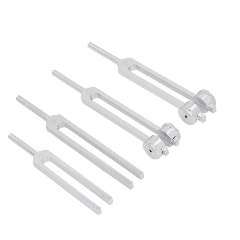 Resonance Tuning Forks Healing Set C128Hz 384Hz C256Hz OM136.1Hz Weighted