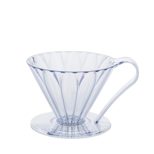 SANYO CAFEC Flower Dripper (Resin) Cup1 Clear PFD-1