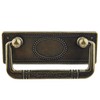 MuDuJia 6 Pack 2 1/2" Antique Bronze Bail Drawer Pull