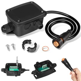 010-11613-10 Xdcr Adapter, Wire Block to 12pin sndr Compatible with Garmin 12-pin Sounder Connector & Transducer, for GPSMAP 7607xsv, GPSMAP 7608xsv, GPSMAP 7610xsv, GPSMAP 7612xsv, GPSMAP 7616xsv