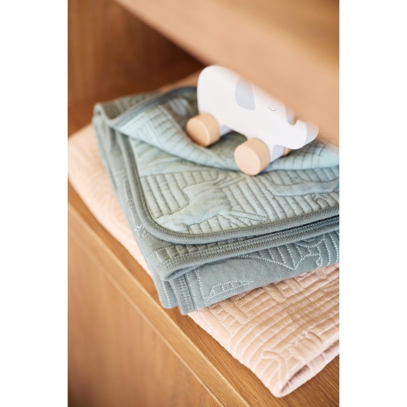 Jollein Babydecke Jungle Jambo, Ash Green/Laurel - 75x100cm - 100%