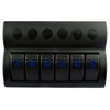6 Gang Marine Boat Rocker Switch Panel Circuit Breaker LED