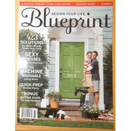 BLUEPRINT Martha stewart PREMIER ISSUE 423 solutions DINNER PARTY sofa handbook