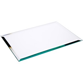 Plymor 7" x 10" Rectangle, 5mm Thick Beveled Glass Mirror
