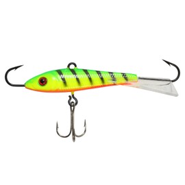 Northland Fishing Tackle Puppet Minnow Darting Fishing and Ice Fishing Lure for Walleye, Pike, Trout, and Panfish, UV Firetiger, 1 Oz, 1/Cd