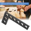 90 Degree Positioning Squares Right Angle Ruler Woodworking Tools Inch