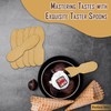 Perfect Stix ASO24W Plain Wooden Ice Cream/Taster Spoon, Unwrapped, 3"