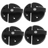 4 Sets Boat Cabinet Twist Latch Reinforced Nylon 59mm Round