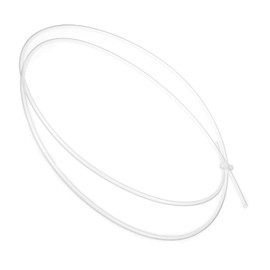 Heyiarbeit PTFE Teflon Bowden Tube 3.28ft-2mm ID x 3mm OD-Milky White Connector Tubing for 3D Printer-1PCS
