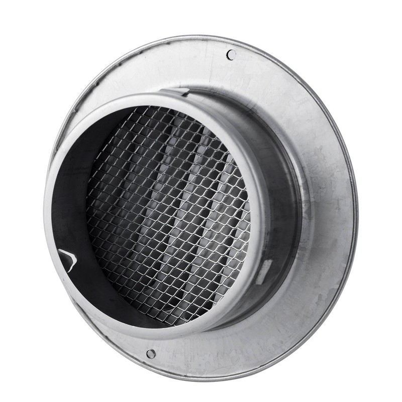 8 Inch Wall Vent Cover Allvent Stainless Steel Round Exhaust