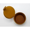 Graphic Image Jewelry Trinket Case Leather 3" Round Magnetic Tab