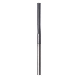 sourcing map Carbide Chucking Reamer 0.1155"(2.934mm) Dia Straight Flute Straight Shank Machine Reamer Tool for Metal and Lathes CNC Machining Centers, Black