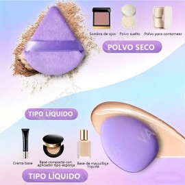 16 Pcs Set De Esponjas Para Maquillaje Incluye 6*beauty Blender 9 Esponjas Esponja Maquillaje Y 1esponja De Limpieza Vabessa