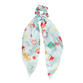 Christmas Hair Scarf Scrunchies Christmas Hair Scrunchies Bow Christmas Hair Tie Scarf BHC61 (A5)