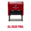 All Sales Final Rubber Stamp (Red Ink) - Medium