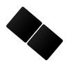 KOMBIUDA 2pcs Black Acrylic Photography Reflective Display Board Tabletop Photo