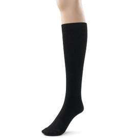Silky Toes 2 Pk Lenzing™ Modal Mens Knee High Socks (10-13, Black)