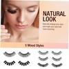 OHPHCALL False Eyelashes Makeup Pairs False Eyelashes Fake Lashes Pack