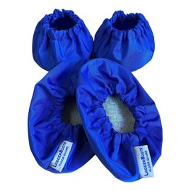 LadderBoots Step Ladder Safety Shoe Floor Protectors - Reusable Ladder Covers - Lab Tested - Made in The USA Set of 4, Royal Blue, LDBT4RB