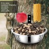 Zliiesns Metal Squirrel Feeders for Outside,Squirrel House for Outdoors, Durable