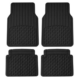 Car Floor Mats for 2011-2019 Nissan Leaf. Rubber Car Floor Liners Set All Weather Protection Heavy Duty, Black 4pc Pack. Anti-Slip, Easy Clean, Easy Installation, Heavy Duty, Waterproof.Vehicle mat.