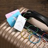 25 Pack Wire Keychain Cable,5.9 Inches Nylon Coated Stainless Steel