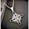 Fashion Jewelry Best WITCH KNOT CELTIC SYMBOL Charm Silver DIAMOND