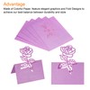 PATIKIL 25pcs Table Name Place Cards Favor Decoration Rose Cut