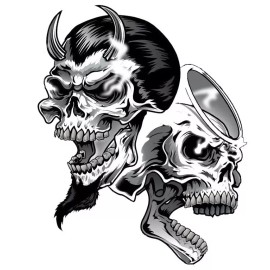 GOOD EVIL BUMPER STICKER LAPTOP STICKER TOOLBOX STICKER WINDOW STICKER LUNCH BOX