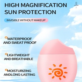 Facial sunscreen, moisturizing, refreshing, waterproof and sweat-proof sunscreen, SPF50 PA+++ UV protection