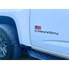 Patriot Accessories Red and Blue American Flag Metal Decal Auto
