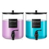 Glass Laundry Detergent Dispenser, 128 oz / 3.5L Fabric Softener