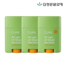 Kim Jeong-moon Aloe Cure Air Light Sun Stick 20g 3pcs / 김정문알로에  큐어 에어라이트 선스틱 20g 3개
