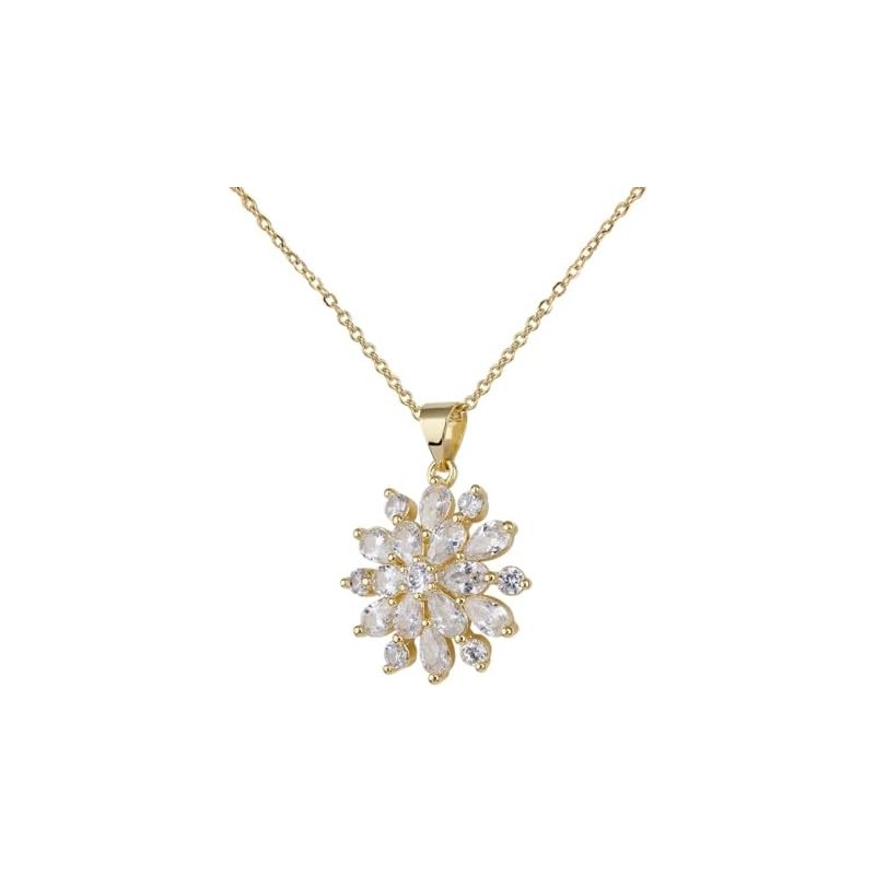 LuckyLy Collares para Mujer Oro 14K Zirconia Cúbica Joyería Regalos