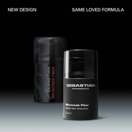 Sebastian Professional Microweb Fiber Elastic Hair Texturizer - For Light Hold & Touchable Movement - Suitable for Any Hair Length (45ml)