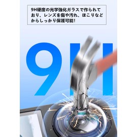 SHEAWA Insta360 X4 Lens Guard Optical Tempered Glass Lens Case Ultra High Transmittance 2pcs Transparent Cover Lens Protector Cap Protector Shockproof Anti-Scratch Accessories