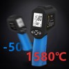 HOLDPEAK Non-Contact Infrared Thermometer Gun, -58℉~2876℉ High Temp Laser Industrial