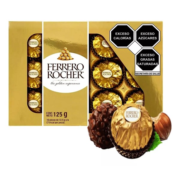 Ferrero Rocher Con 10 Pzas