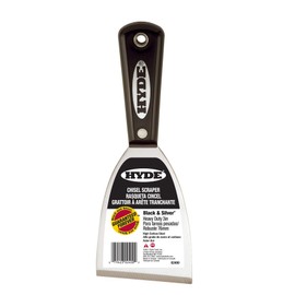 HYDE 02400 2400 Stiff Chisel Scraper, 3"